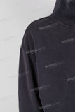 Dark blue heavyweight zip up hoodie jacket