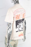 Heavyweight digital print t shirt