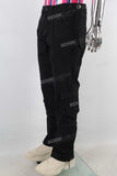 Black cargo slim fit pants