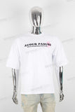 White large digital print T shirt men