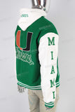 Green embroidered jacket