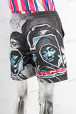 Knitting tapestry blanket shorts men