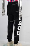 Black leggings digital print pants