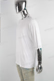 plain oversize white men t shirt