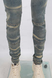Blue vintage skinny jeans men