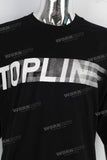 Black oversize screen printing t shirt Men