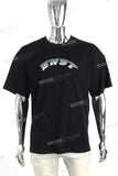 Custom Cotton High Quality Printed Logo Men Black Oversize T Shirt