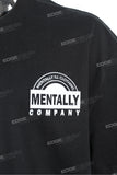 Custom Men Black Oversize Mock Neck 100% Cotton Tshirt