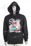 Custom Logo Pattern Men Black Pullover High Quality Cotton Hoodie