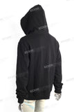 Custom Logo Pattern Men Black Pullover High Quality Cotton Hoodie