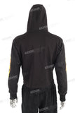 Low MOQ Custom High Quality Long Sleeve Men Black Pullover Hoodie