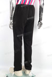 Wholesales Custom 100% Cotton Men Drawstring Black Sweatpants