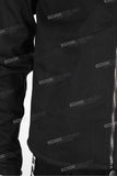 Custom High Quality Men Slim Fit Black Zip Up Jacket