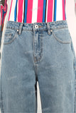 Custom Men Distressed Straight Baggy Casual Denim Jeans