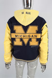 Custom Embroidery Logo Leather Sleeve Letterman Varsity Jacket For Men