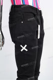 ManufacturerCustom Logo Men Black Skinny Ripped Denim Jeans