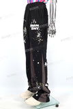 Custom Sweatpants Men Stacked Flare Paint Splash Joggers Pants