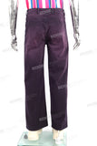 High Quality Denim Trousers Custom Men Purple Straight Baggy Jeans