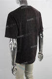 Men's Short Sleeve Shirts Custom Fashion Black Digital Print Graphic Vintage T Shirt