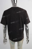 Men's Short Sleeve Shirts Custom Fashion Black Digital Print Graphic Vintage T Shirt