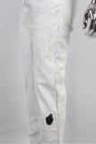 High Quality Custom Men White Waxed Jeans