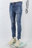 Laser Print Men Jeans