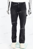 Black Skull Embroidered Black Mans Cargo Pants