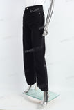 Black Woman Baggy Jeans