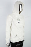 Bubble Print White Hoodies