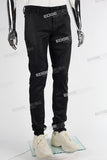 black wax skinny men jeans