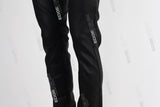 black wax skinny men jeans