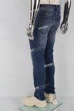 Indigo Blue Low Waist Jeans Men