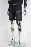 3 color jeans shorts men