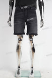 3 color jeans shorts men