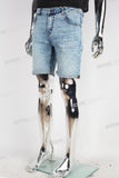 3 color jeans shorts men
