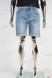 3 color jeans shorts men