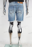 3 color jeans shorts men