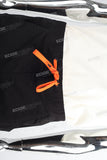 Black woven men cargo jogger pants