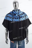 Printed Silk Scarf Black T-shirt