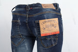 Deep Blue men jeans logo