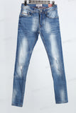 Fashion Blue disdress ripped jeans men logo