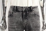Grey Stone Whashing shorts men logo