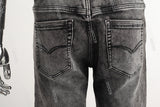 Grey Stone Whashing shorts men logo