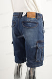 Blue cargo Side Pack shorts men