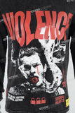 Black Distressed Wash Trend Print Men's Hoodies