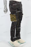 Camouflage stitched side pockets Mans Stack Jeans