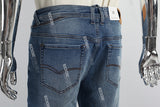 Blue Metal Logo Men's Denim Shorts