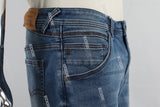 Blue Metal Logo Men's Denim Shorts