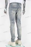 Paint Splatters Skinny Jeans Men
