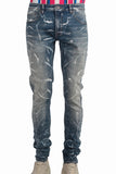 Wholesale Custom Logo Denim Pants Men Distressed Vintage Stacked Jeans For Men